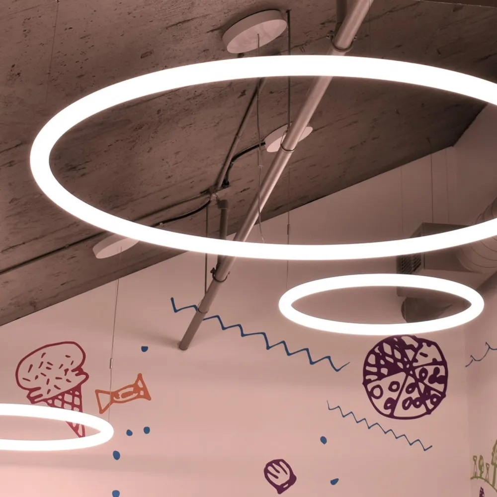 Pendelleuchte Artemide Alphabet of Light Circular 90