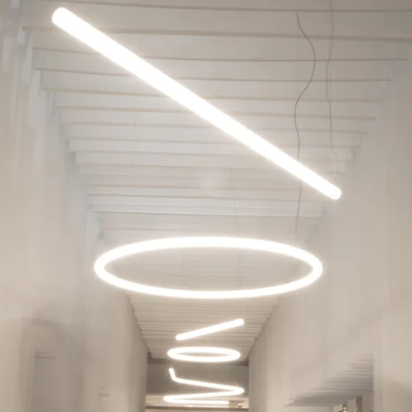Lámpara de suspensión Artemide Alphabet of Light Circular 90
