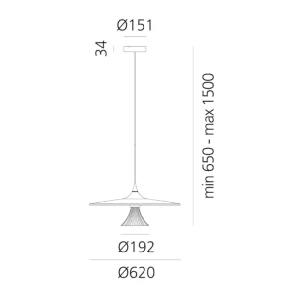 Lampe à suspension Artemide Ipno