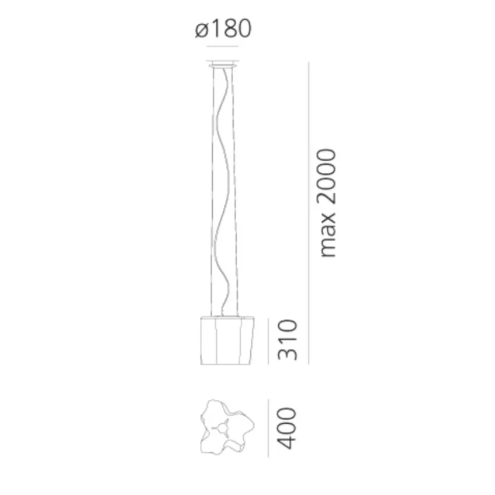 Lampada a sospensione Artemide Logico