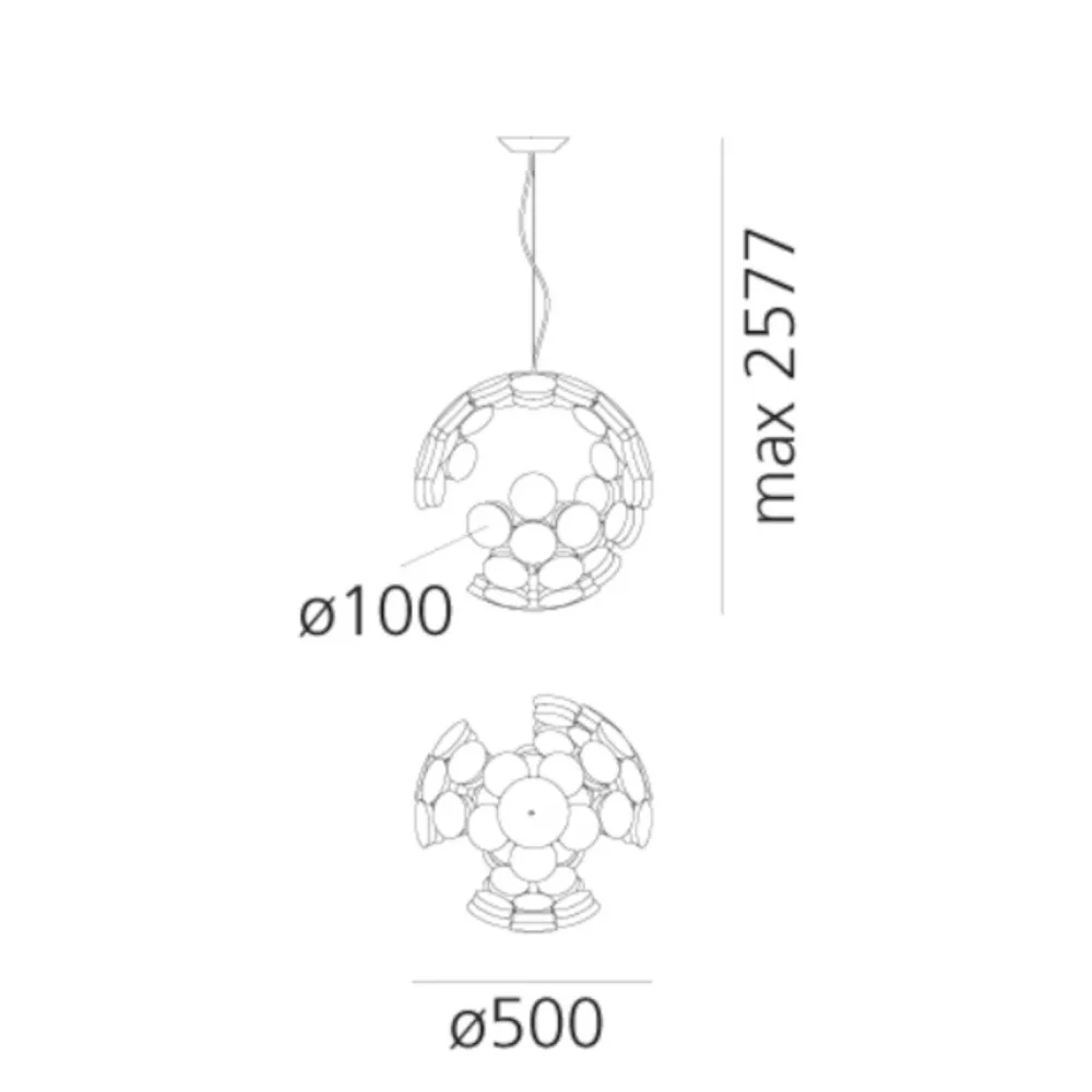 Lampada a sospensione Artemide Scopas