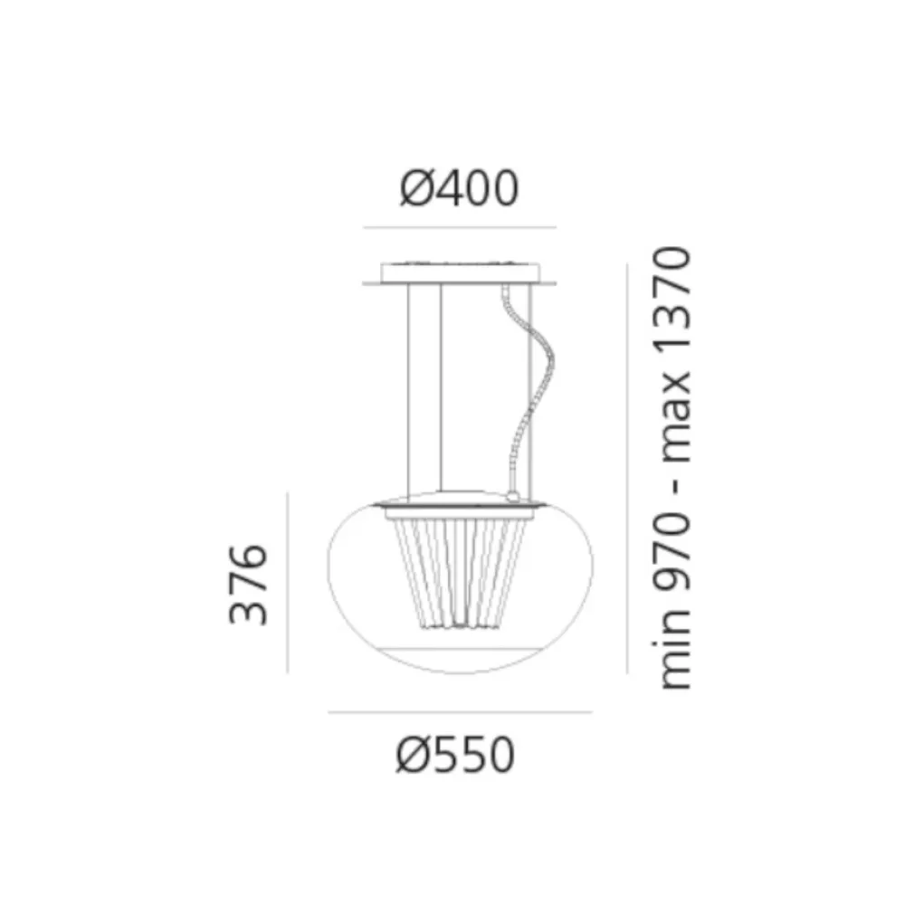 Lampe à suspension Artemide Spectral Light