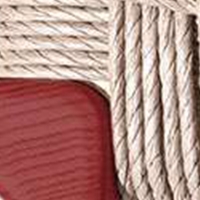 Red Ral 3013 - Natural Rope