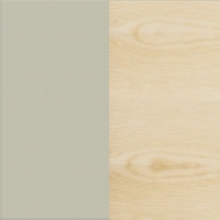 Silk gray lacquered - Ash frame