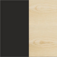 Black lacquered - Ash frame
