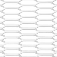 Aluminum mesh - white 44